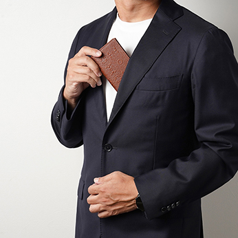 モリス-クラシック-|カードケース<ブラウン>