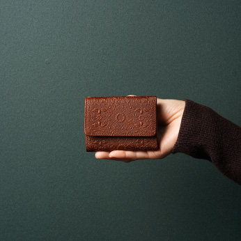 モリス-クラシック-｜プチウォレット＜ブラウン＞