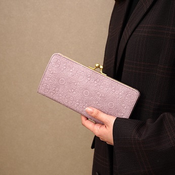 モリス|スリムガマグチ長財布<クラシックパープル>