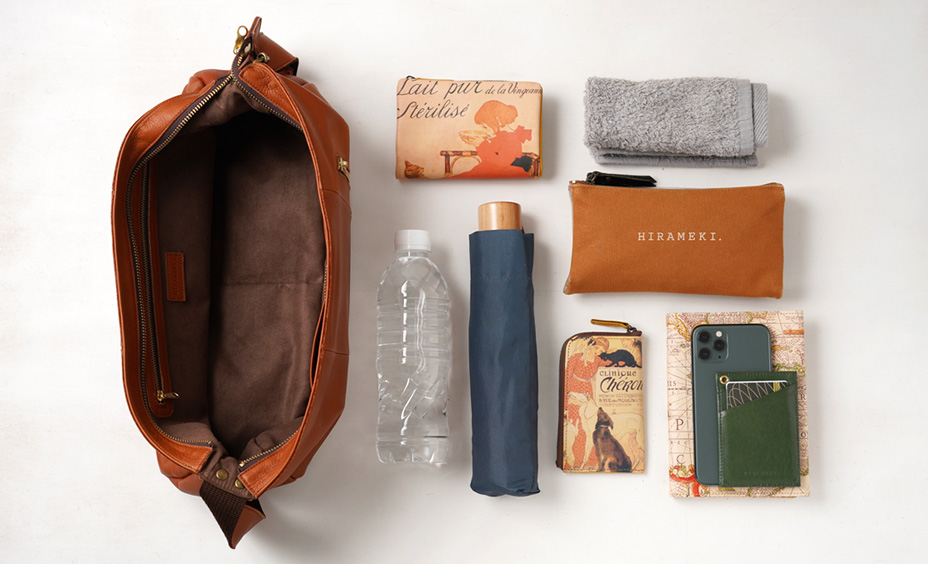 中に入れられる荷物のイメージ