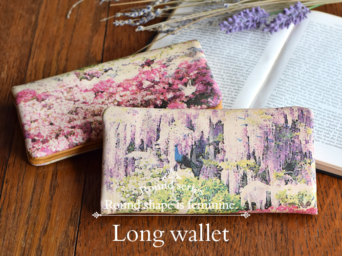 Round series Long wallet