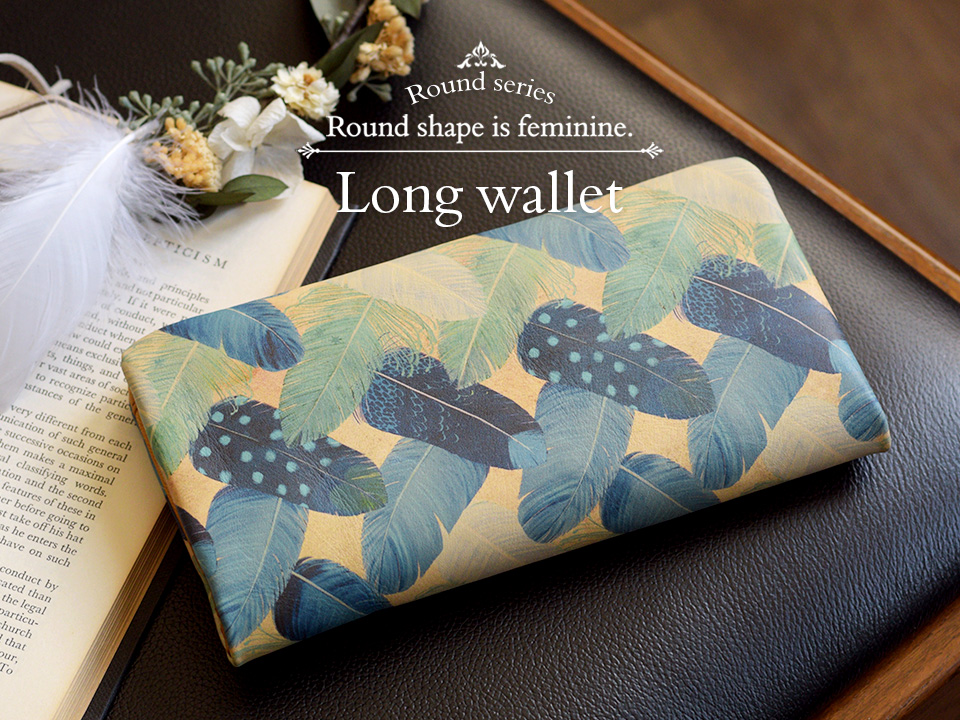 Round series Long wallet