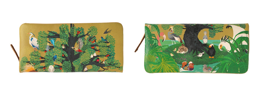 Eden for birds 鳥の楽園 ベロ付き折り財布