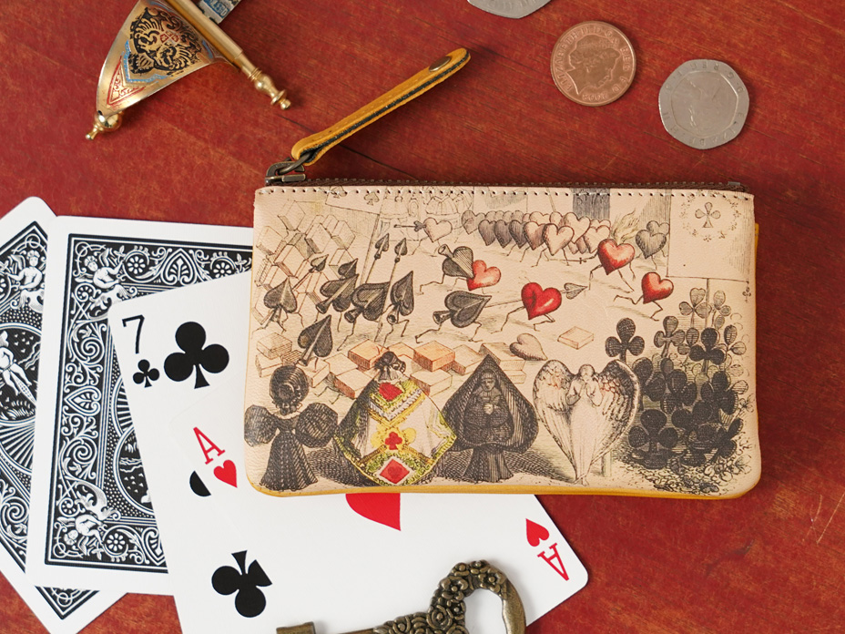 Round series Double Pouch Wallet