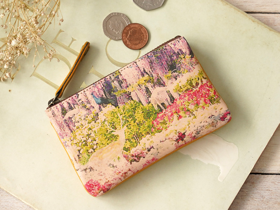 Round series Double Pouch Wallet