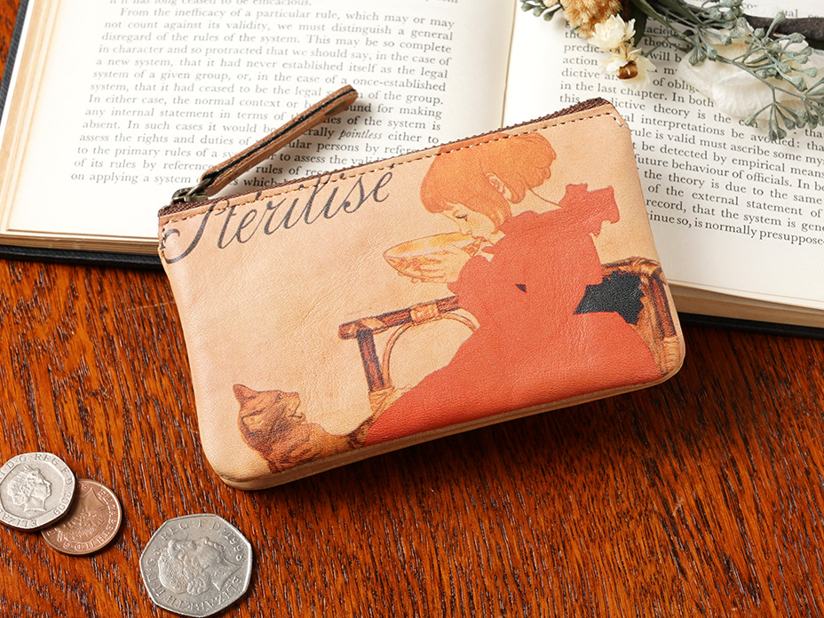 Round series Double Pouch Wallet