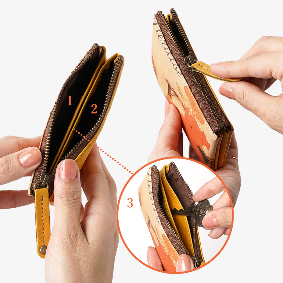 マルチに使える合計３つのポケット