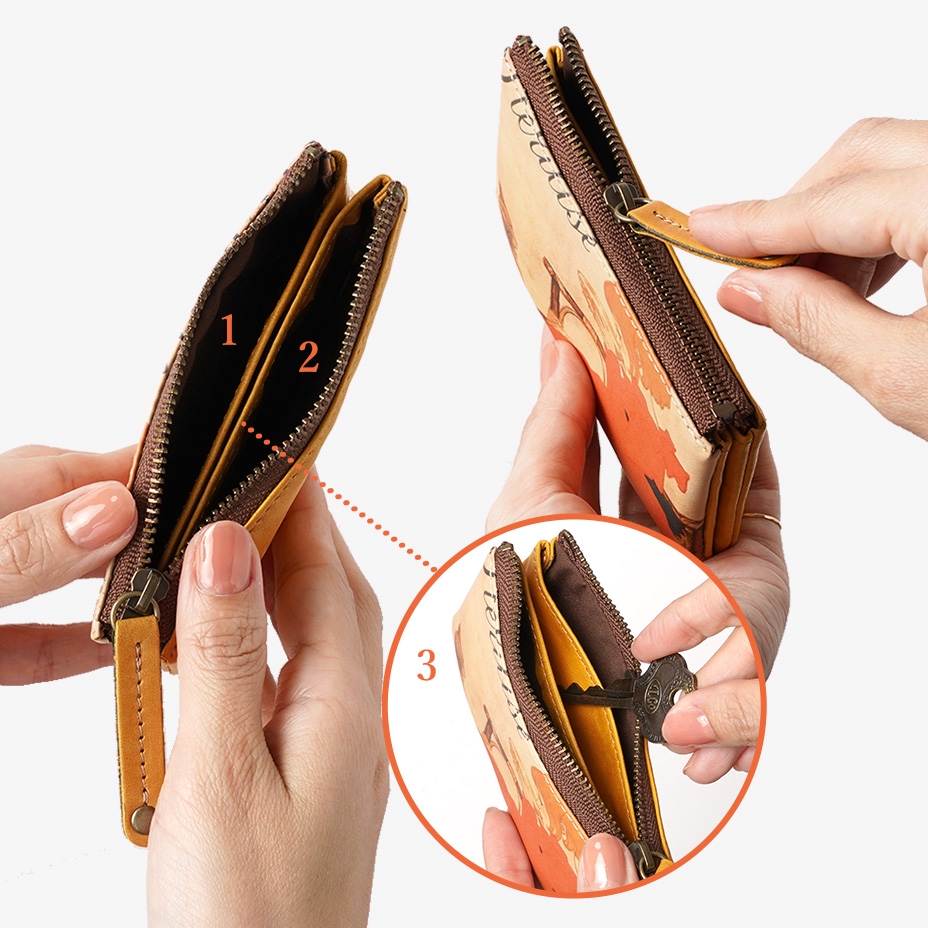 マルチに使える合計３つのポケット