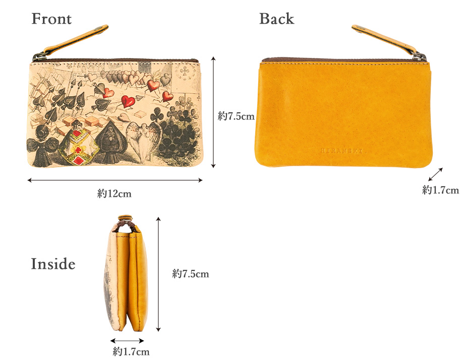 ラウンド Wポーチウォレットのスペック