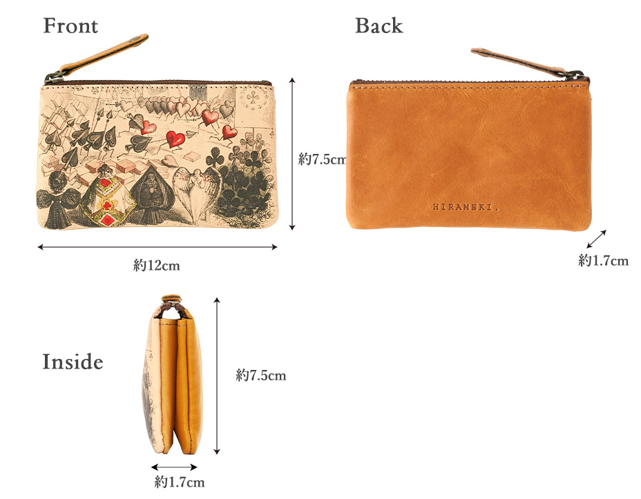 ラウンド Wポーチウォレットのスペック