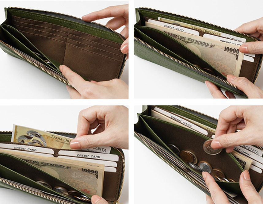 大きく開いて出し入れスムーズ