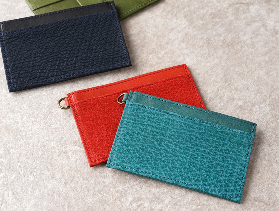 気仙沼産 天然サメ革 パスケース(カードケース)