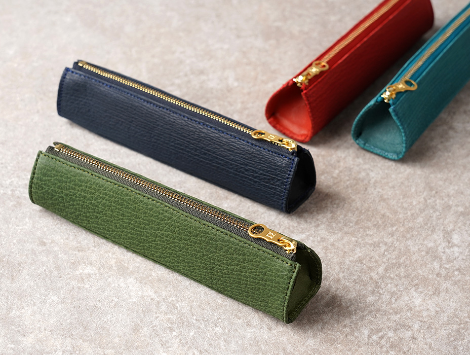 気仙沼産 天然サメ革 ペンケース