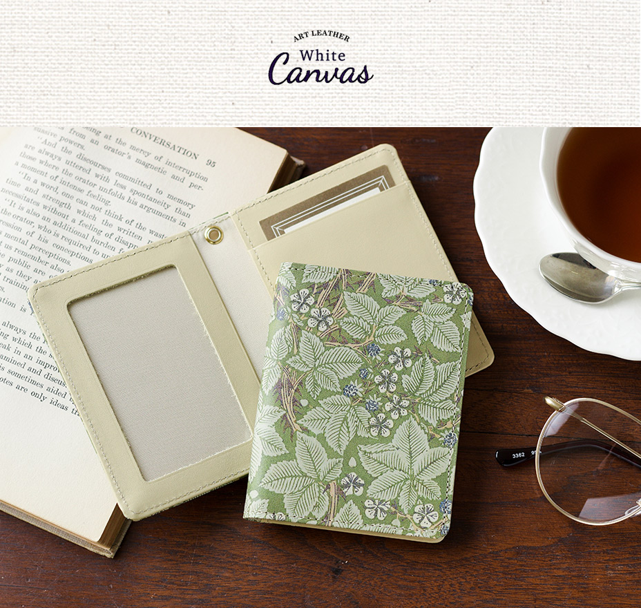 Art Leather White Canvas Shimmering world of kaleidoscope Stella