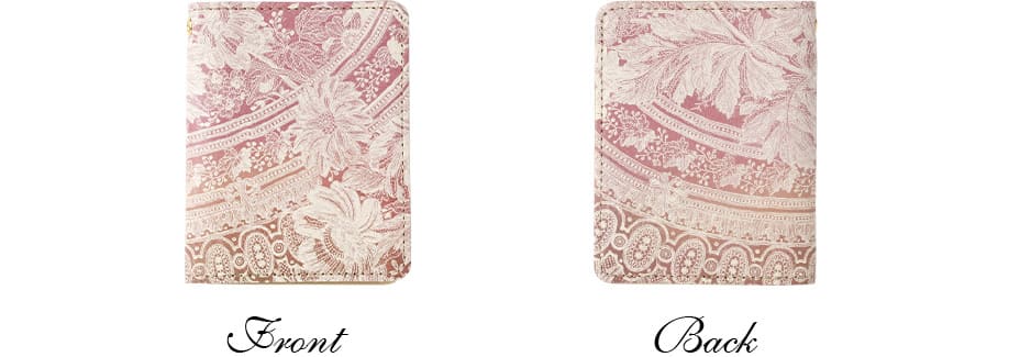 パスケースの前面と背面