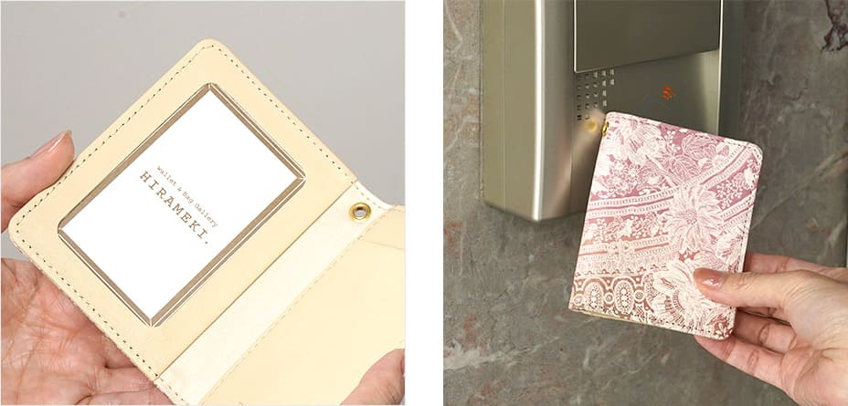 パスケースの使用風景