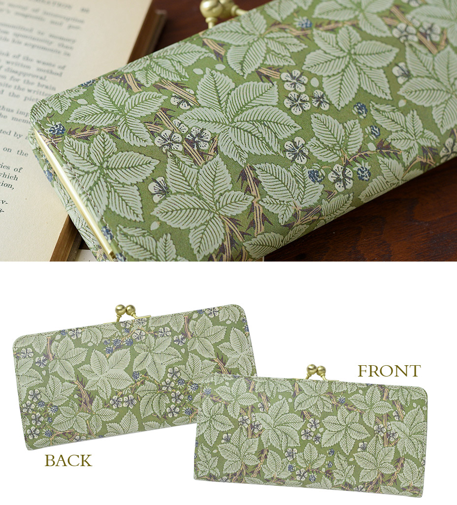 スリムガマグチ長財布 ブランブル