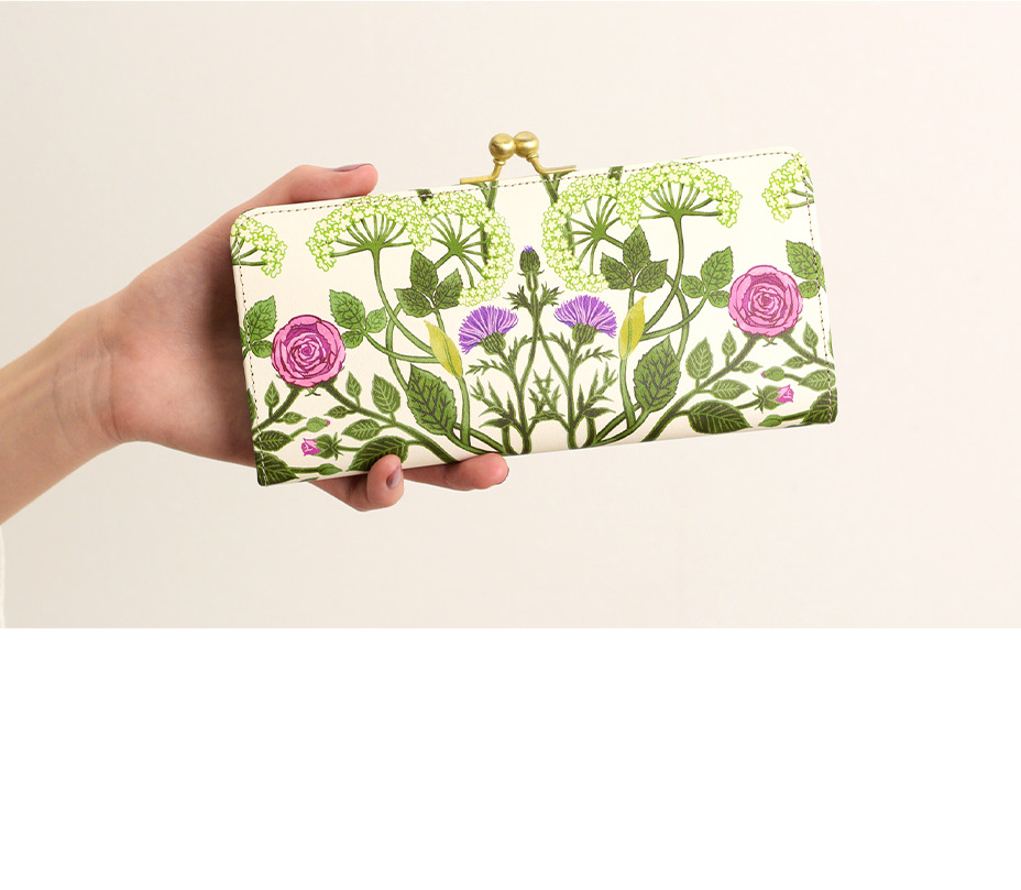 スリムガマグチ長財布 イングリッシュガーデン