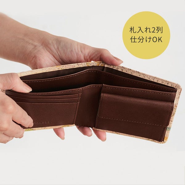 アートヌメレザー｜二つ折り財布【ドル】 | HIRAMEKI.［ヒラメキ 