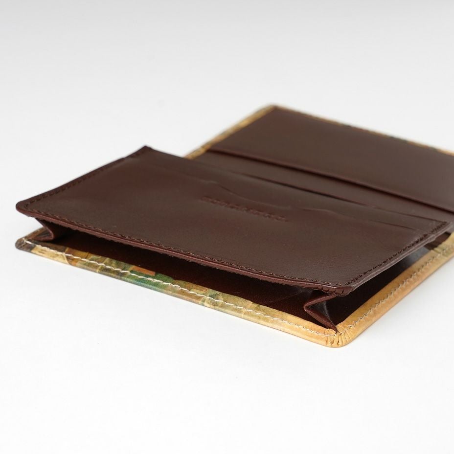 アートヌメレザー｜カードケース（名刺入れ）【アンティークマップ