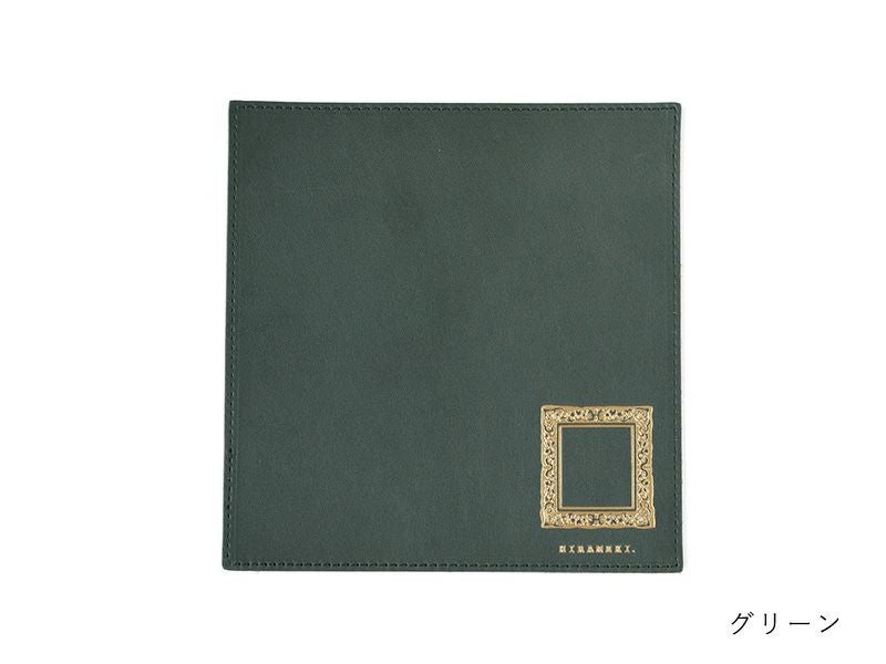 HERMÈS ダークグリーン レザーマウスパッド 3,000ポイント交換景品】 レザーマウスパッド＜ブラウン・グリーン