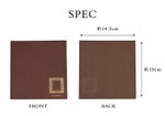 【会員ポイント交換景品】 レザーマウスパッド＜ブラウン・グリーン＞