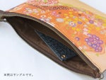 【会員ポイント交換景品】 レザーフラットポシェット＜お客様オリジナルデザイン＞
