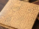 本ヌメ革を贅沢に使用した美しいアート面