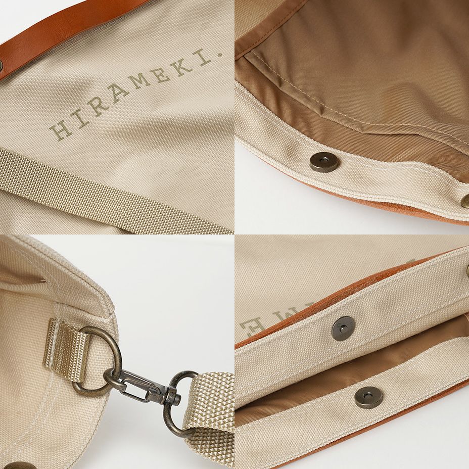キャンバス｜ポシェット・2wayショルダーバッグ【全3色】 | HIRAMEKI