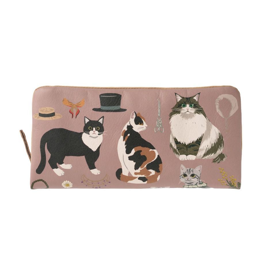 猫好きさん必見！】大容量でたっぷり収納できる長財布｜HIRAMEKI.