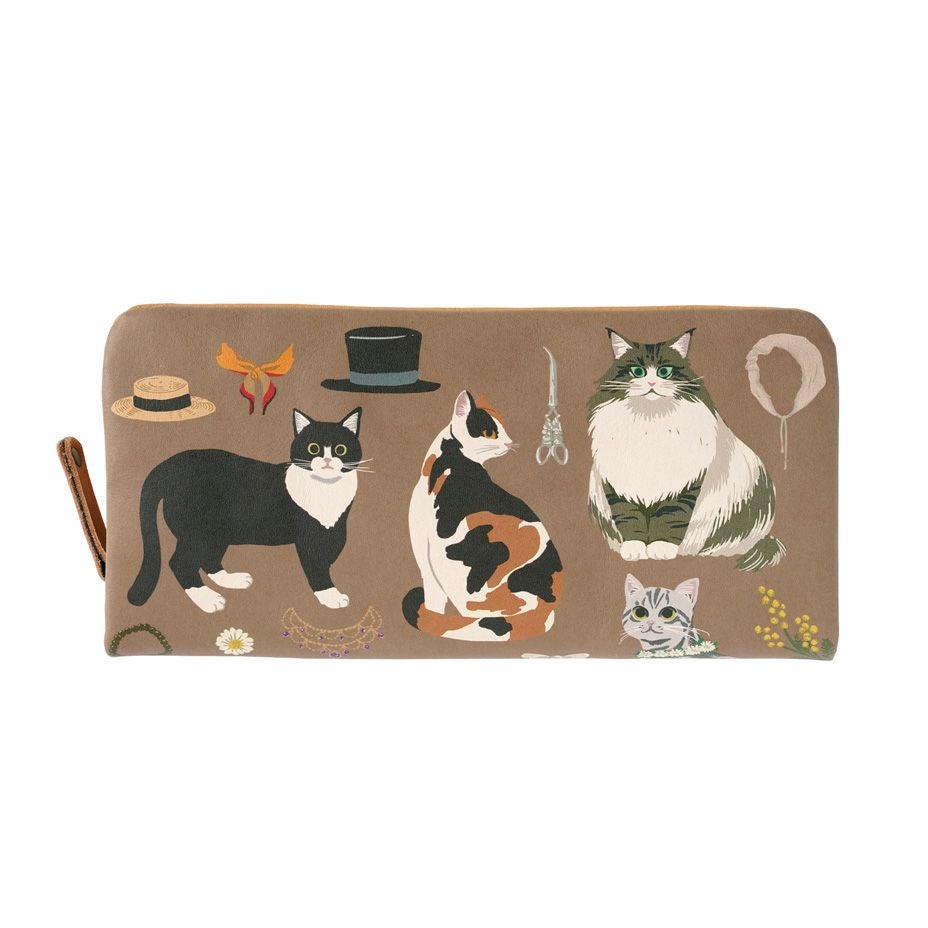 猫好きさん必見！】大容量でたっぷり収納できる長財布｜HIRAMEKI.