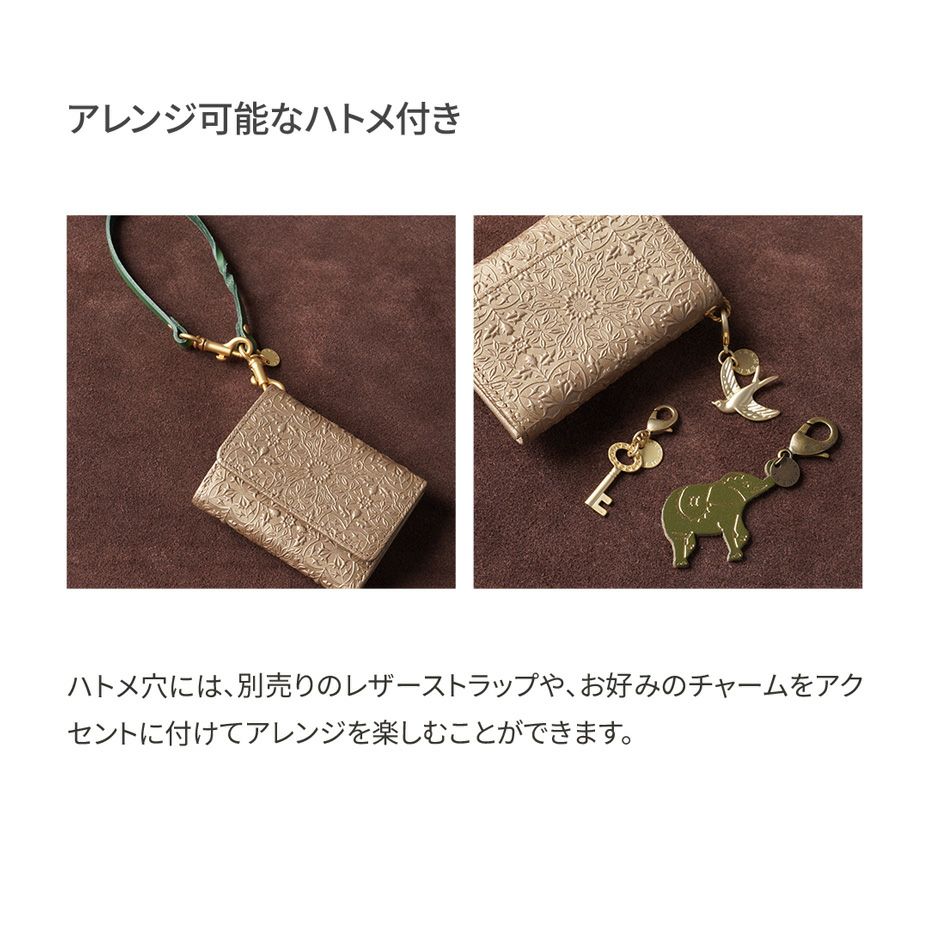 手のひらサイズに十分な収納力｜メインで使える三つ折り財布